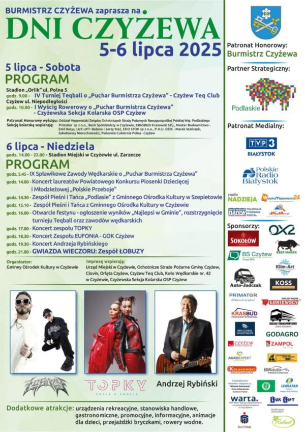 Zapraszamy na Dni Czyżewa