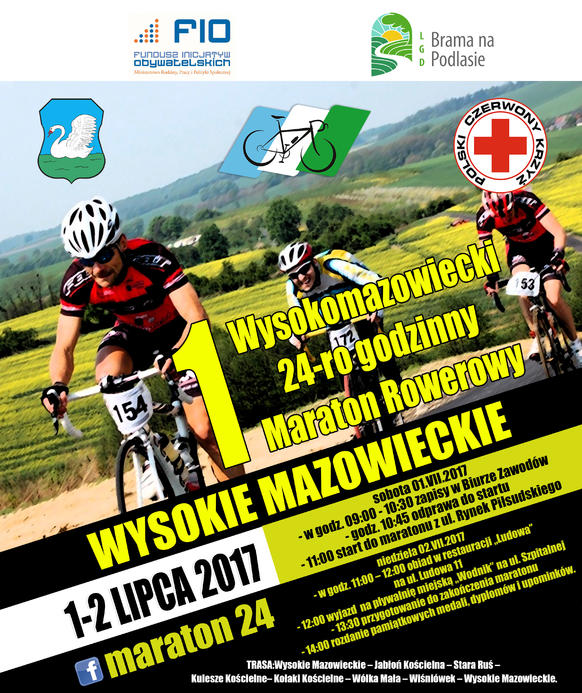 I Wysokomazowiecki 24 godzinny Maraton Rowerowy