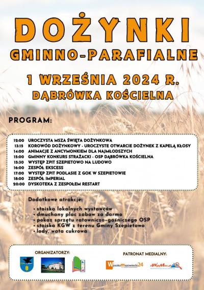 Zapraszamy na dożynki do Dąbrówki