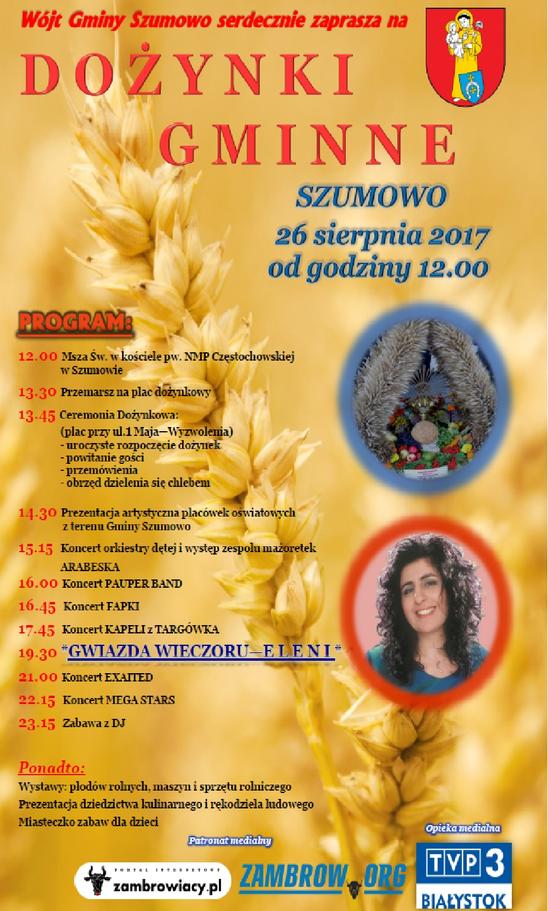 Stoisko promocyjno-informacyjne LGD BnP podczas Dożynek Gminnych w Szumowie - 26.08.2017