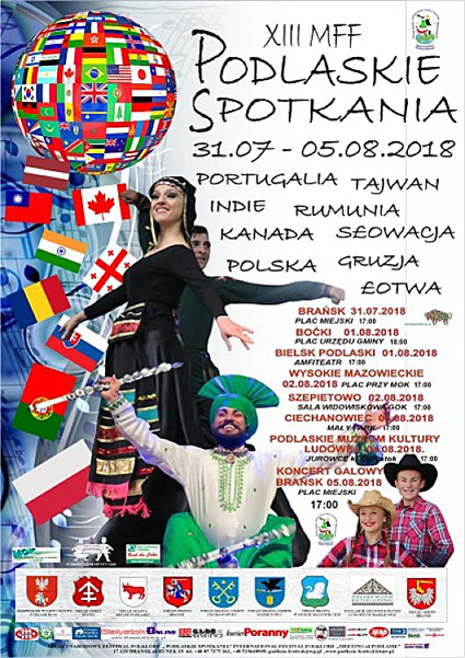 XIII Międzynarodowy Festiwal Folkloru - Podlaskie spotkania - JUŻ WKRÓTCE !!!